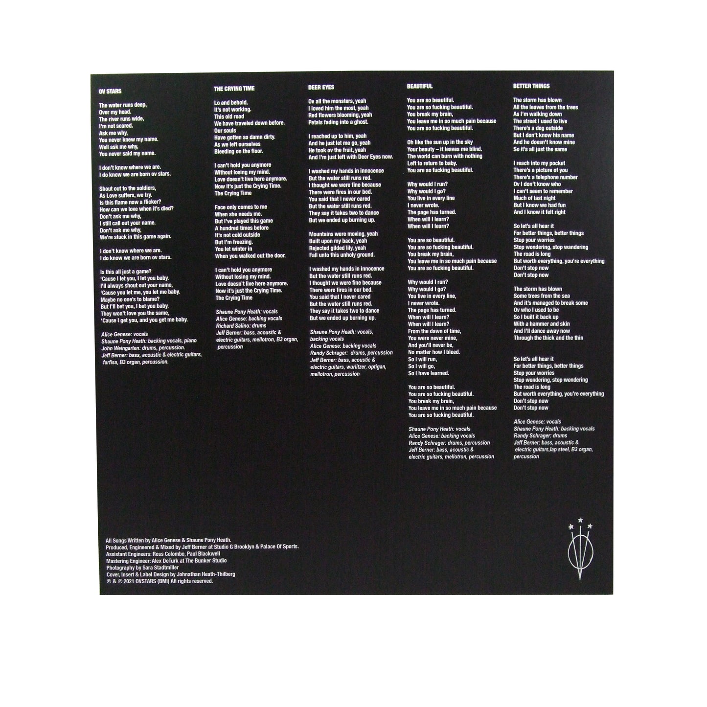 TUESDAYS - by Ov Stars - Limited Edition Translucent Ruby Red Vinyl EP