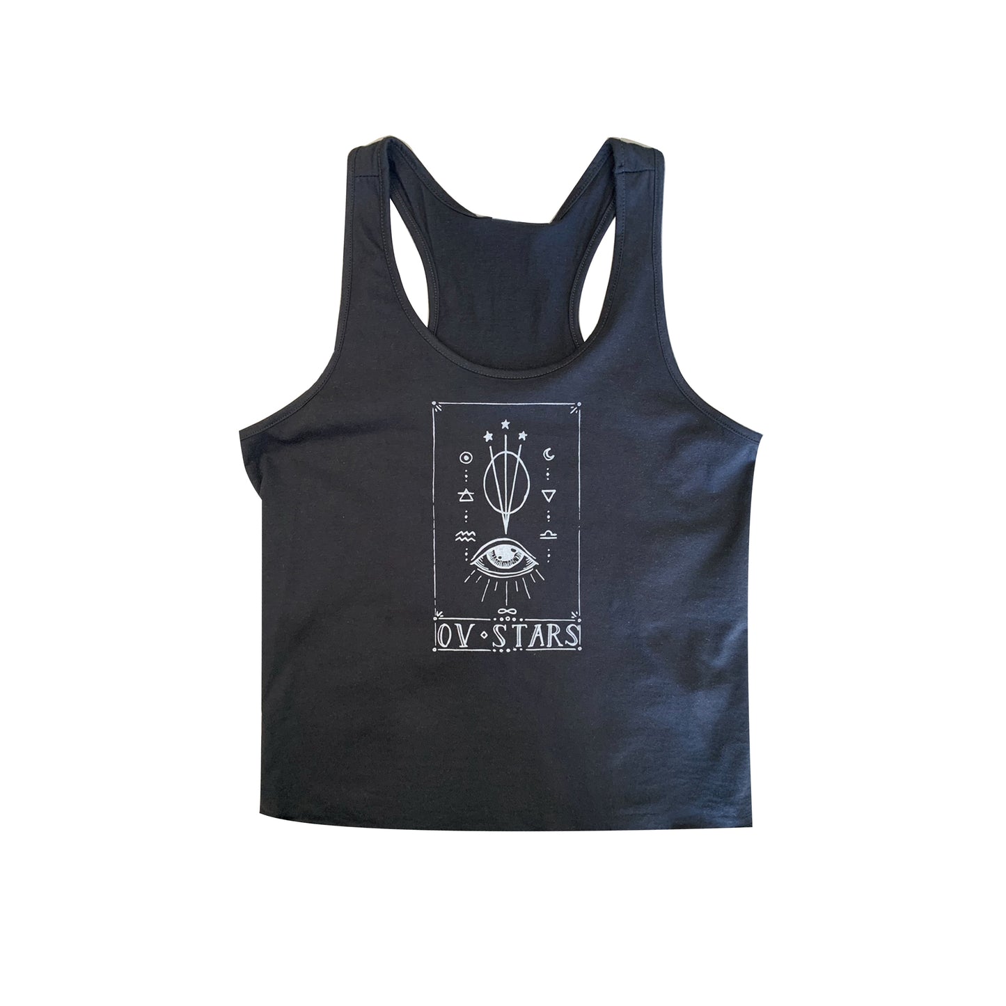 Ov Stars Tarot Logo Racer Tank - T-Shirt